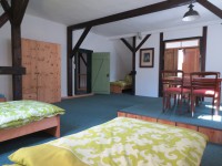 Innenansicht 4-Bett Zimmer (mit Bad)